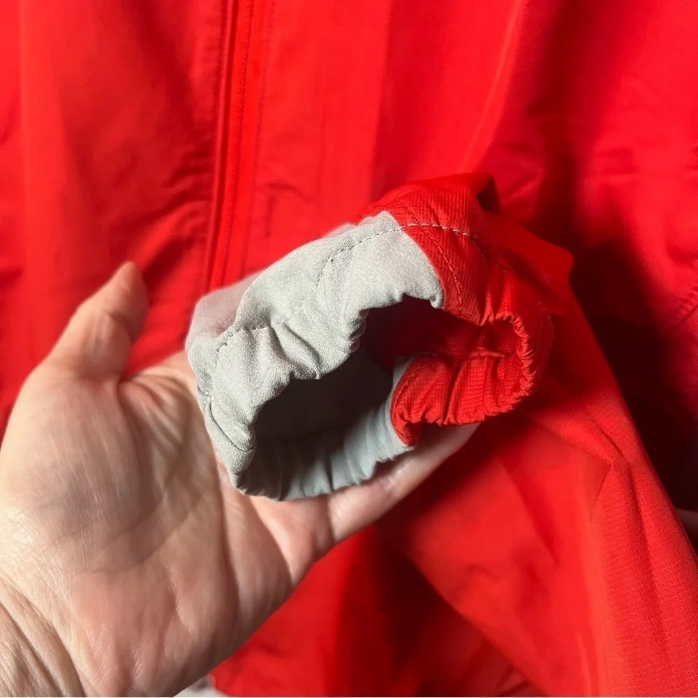 The North Face Flight Series Full Zip Jacket Mens M Red/Gray Lightweight Running